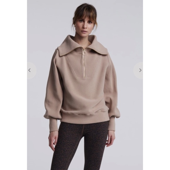 Varley Vine Half Zip Pullover Stucco Size S - Picture 2 of 11